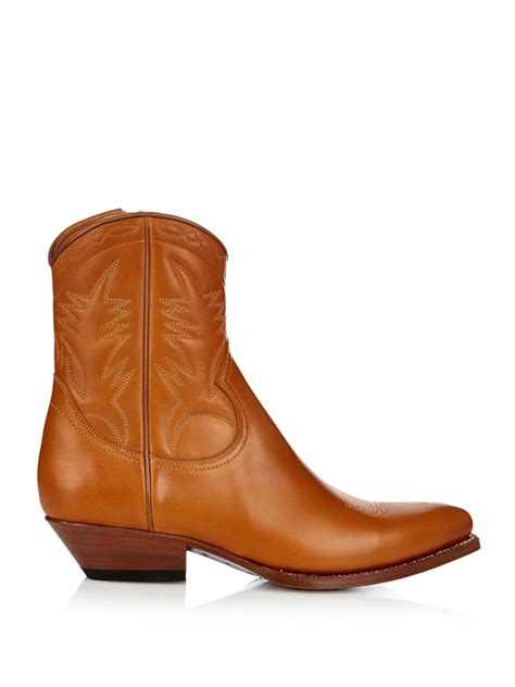 saint laurent western boots